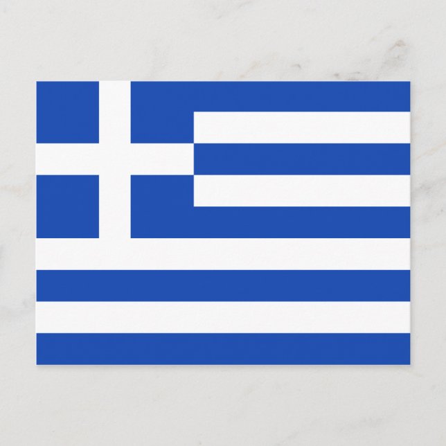 Greece Flag Postcard (Front)