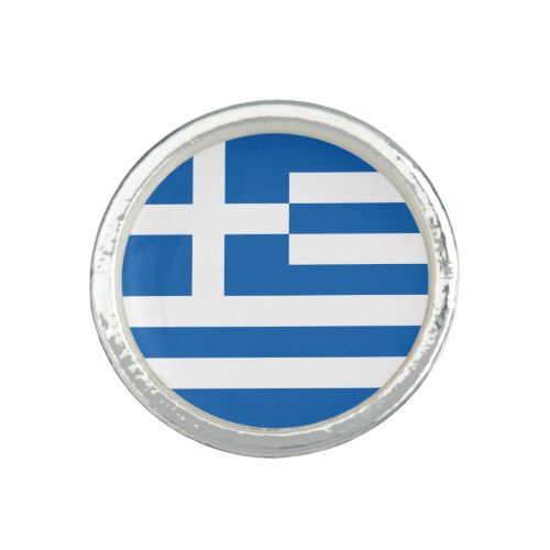 Greece Flag Ring