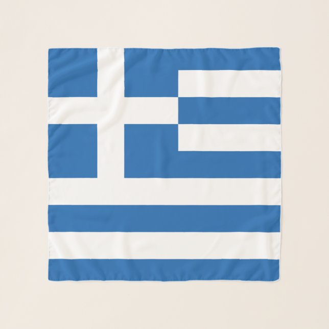 Greece Flag Scarf (Front)