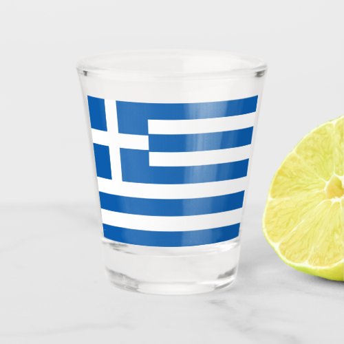 Greece Flag Shot Glass