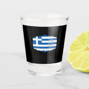 Greece Flag Shot Glass