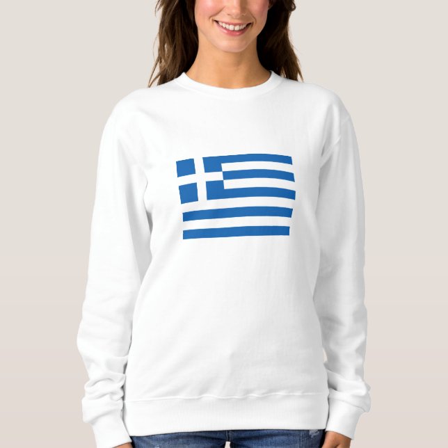 Greece Flag Sweatshirt (Front)