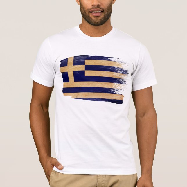 Greece Flag T-Shirt (Front)