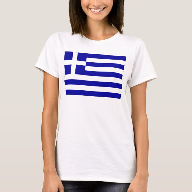 Greece Flag T-Shirt (Front)