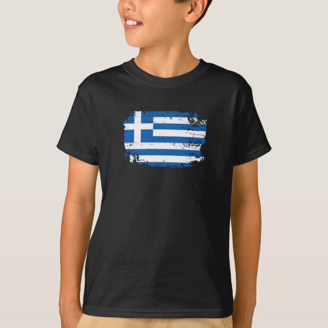 Greece Flag T-Shirt (Front)