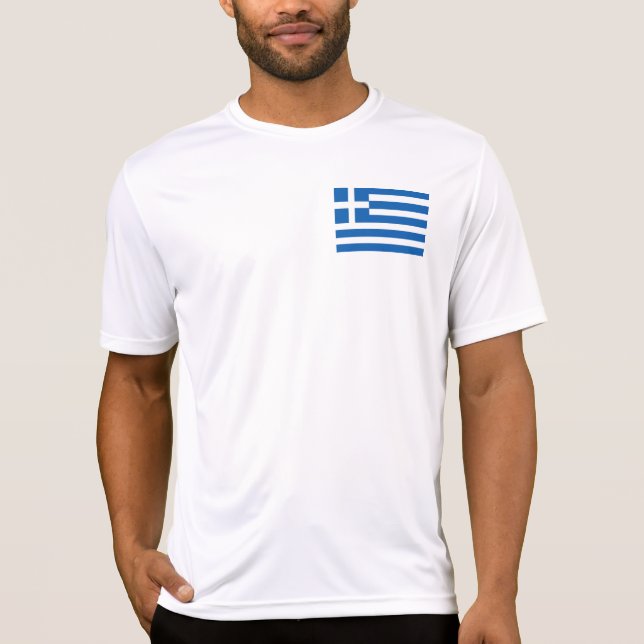 Greece Flag T-Shirt (Front)