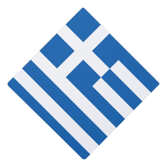 Greece flag Tassel Topper (Front)