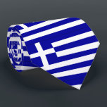 Greece Flag Tie<br><div class="desc">Flag of Greece</div>