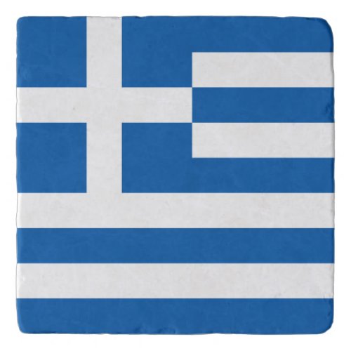 Greece Flag Trivet