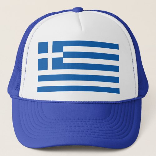 Greece Flag Trucker Hat