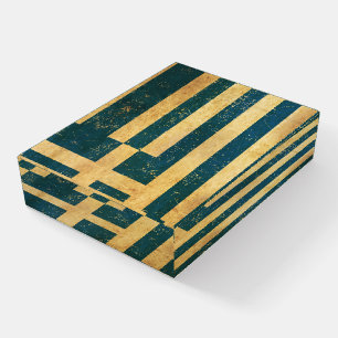 Greece Flag Vintage Grunge Paperweight