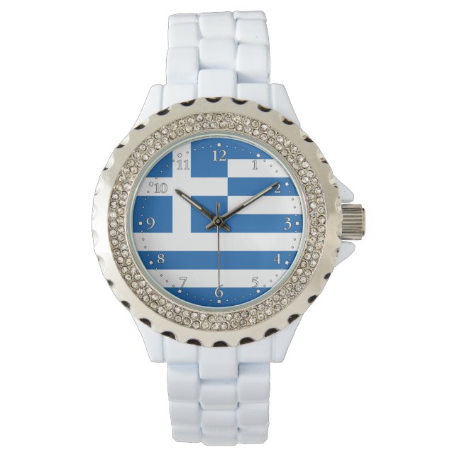 Greece Flag Watch (Front)