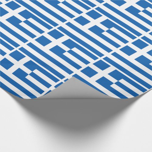 Greece Flag Wrapping Paper