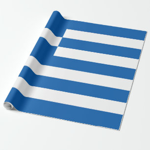 Greece flag wrapping paper