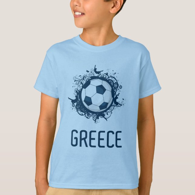 Greece Football T-Shirt (Front)