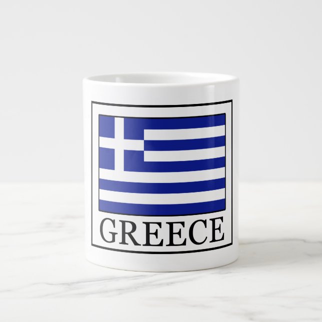 Greece Giant Coffee Mug (Front)