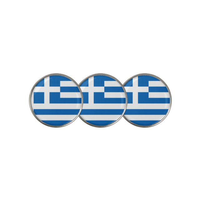 Greece Golf Ball Marker (3 Up)
