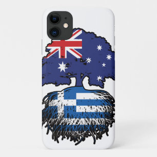 Greece Greek Australian Australia Tree Roots Flag iPhone 11 Case