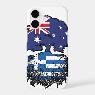 Greece Greek Australian Australia Tree Roots Flag iPhone 17 Case