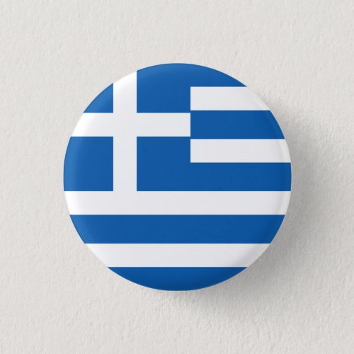 Greece Greek Flag Button