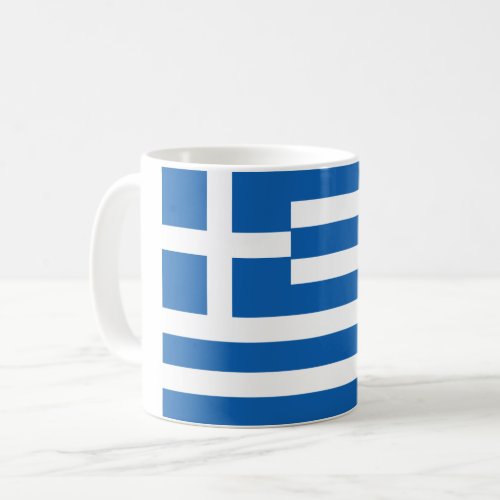 Greece Greek Flag Coffee Mug