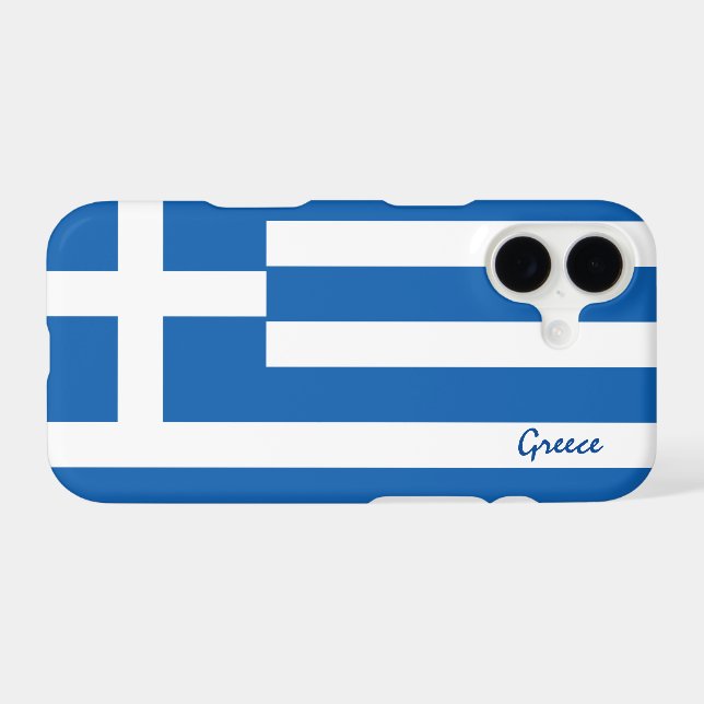 Greece & Greek Flag fashion, travel / sports Case-Mate iPhone Case (Back (Horizontal))
