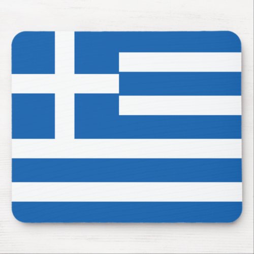 Greece Greek Flag Mouse Pad