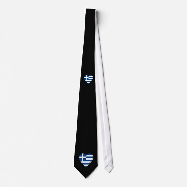 Greece Greek flag Neck Tie (Front)