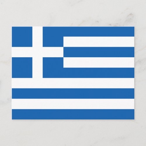 Greece  Greek Flag Postcard