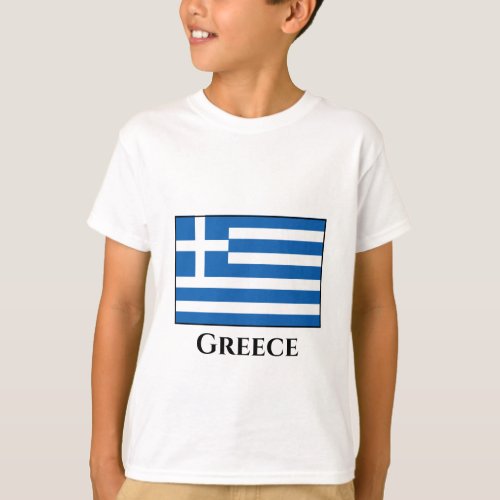 Greece Greek Flag T_Shirt