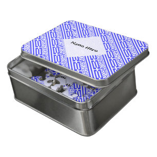 Greece Greek Flag Tiled Personalized  Jigsaw Puzzle