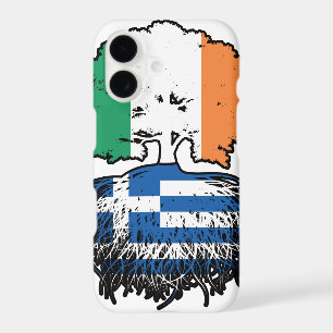 Greece Greek Irish Ireland Tree Roots Flag iPhone 17 Case