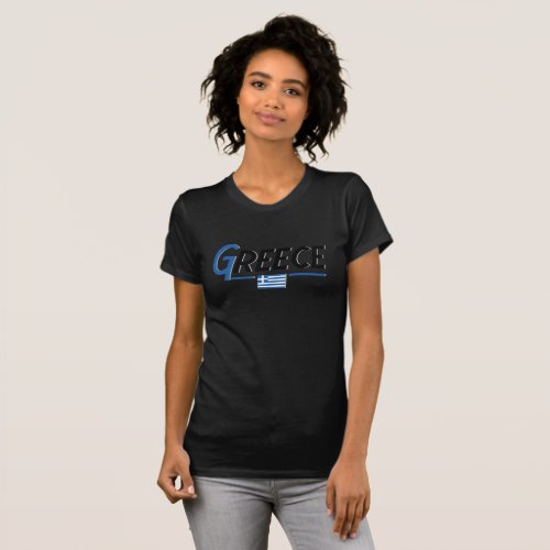 Greece Greek National Country Flag T_Shirt