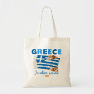 Greece Greek Vacation Europe Travel Group Matching Tote Bag