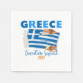 Greece Greek Vacation Europe Travel Napkins | Zazzle