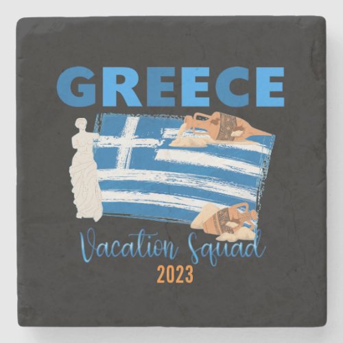 Greece Greek Vacation Europe Travel  Stone Coaster