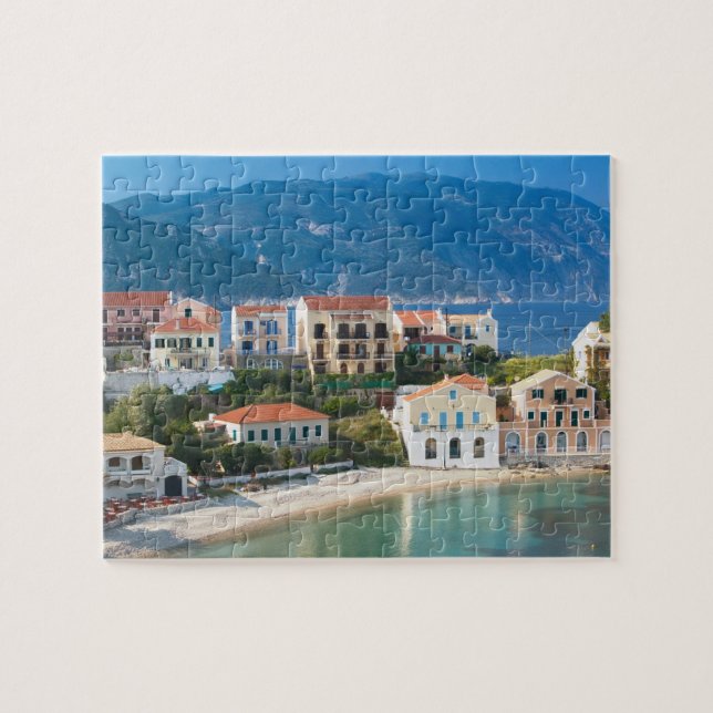 GREECE, Ionian Islands, KEFALONIA, Assos: 2 Jigsaw Puzzle (Horizontal)