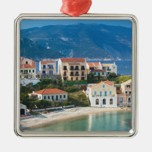 GREECE, Ionian Islands, KEFALONIA, Assos: 2 Metal Ornament