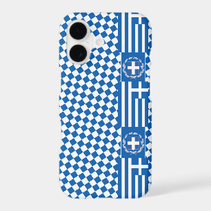Greece iPhone case, modern Greece, Greek Flag 17 Case