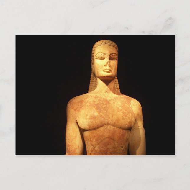 Greece Kouros of the Sacred Gate postcard (Front)