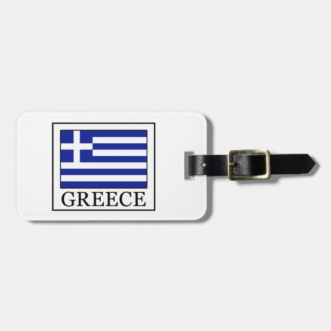 Greece Luggage Tag (Front Horizontal)