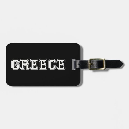 Greece Luggage Tag