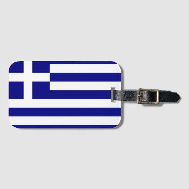 Greece Luggage Tag (Front Horizontal)