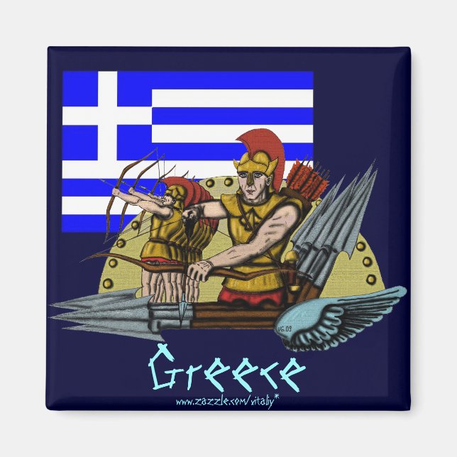 Greece magnet design (Front)