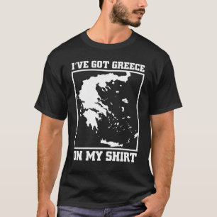 Greece Map  For Europe Greek Pun  Men Women T-Shirt