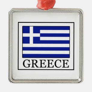 Greece Metal Ornament