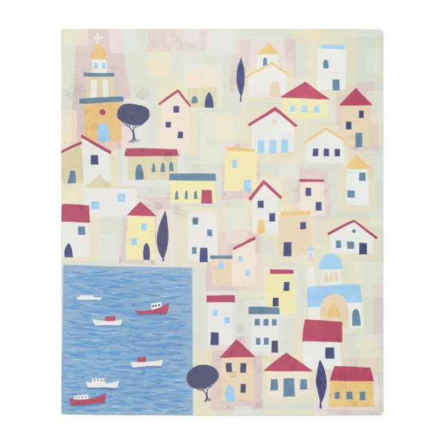 Greece Metal Print (Front)