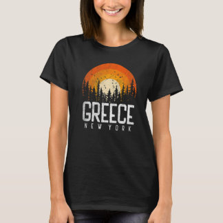 Greece New York NY  Retro Vintage 70s 80s 90s T-Shirt