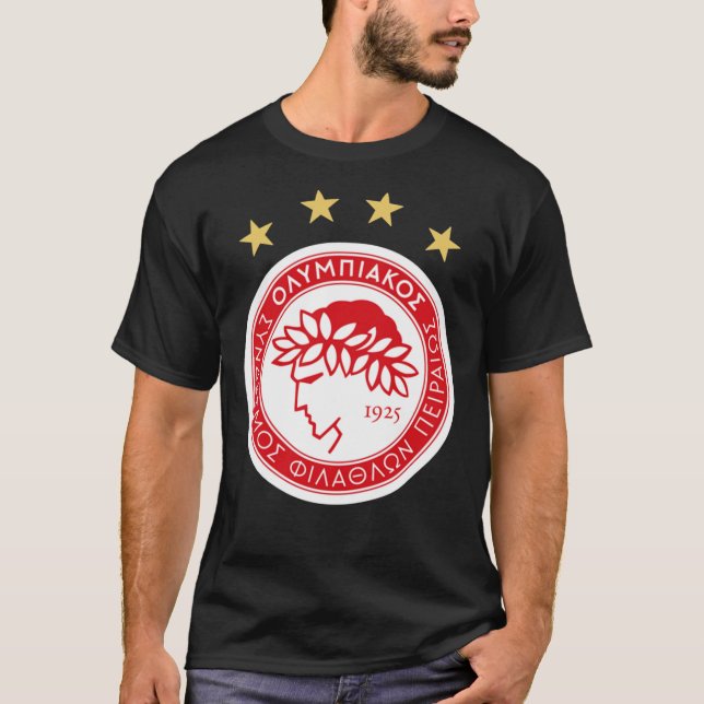 GREECE-OLYMPIACOS FC LOGO Classic T-Shirt (Front)