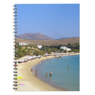 Greece, Paros Island, Krios Beach from above Notebook